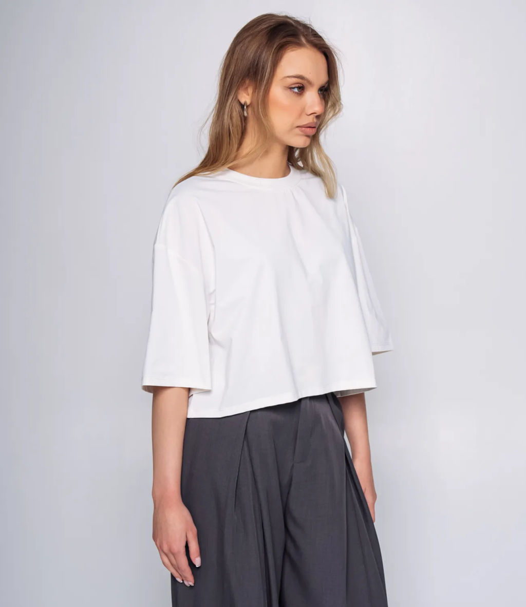 Футболка #ОКТ095009, белый