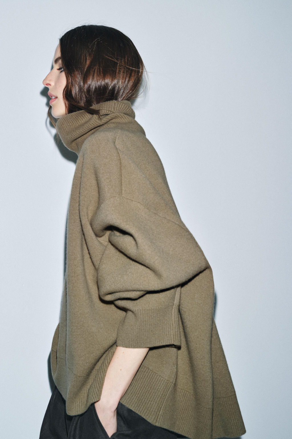 95% WOOL OVERSIZE JUMPER - Zara фото 5