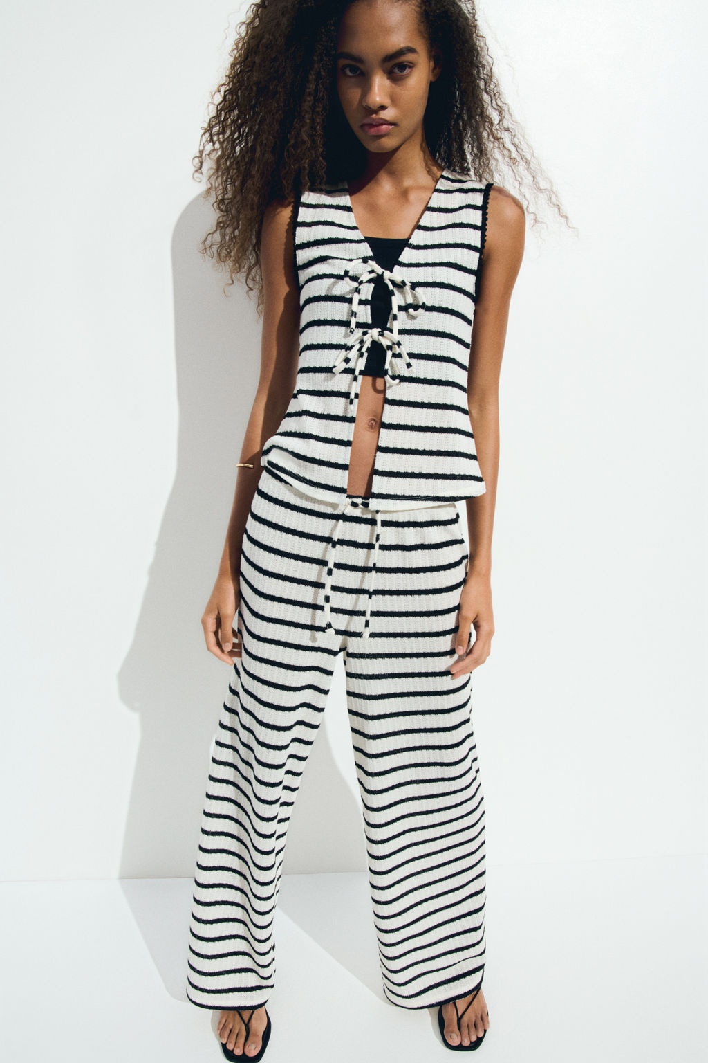 Top de punto con lazadas - H&m фото 6