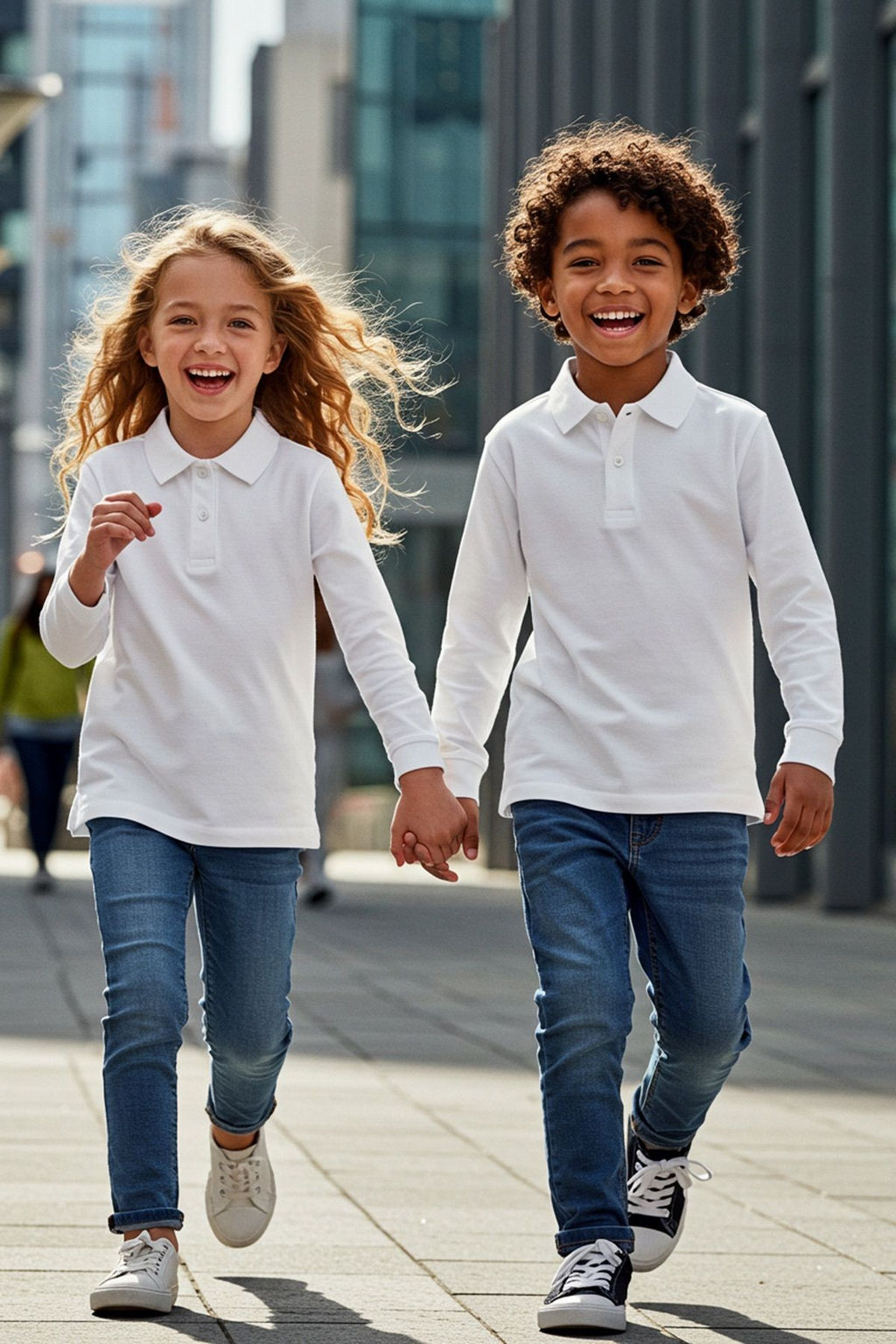 Beyaz 3lu Paket Unisex Mevsimlik Polo Yaka Uzun Kollu Orme T-Shirt TKDAW25TS00004 - Trendyolmilla фото 25