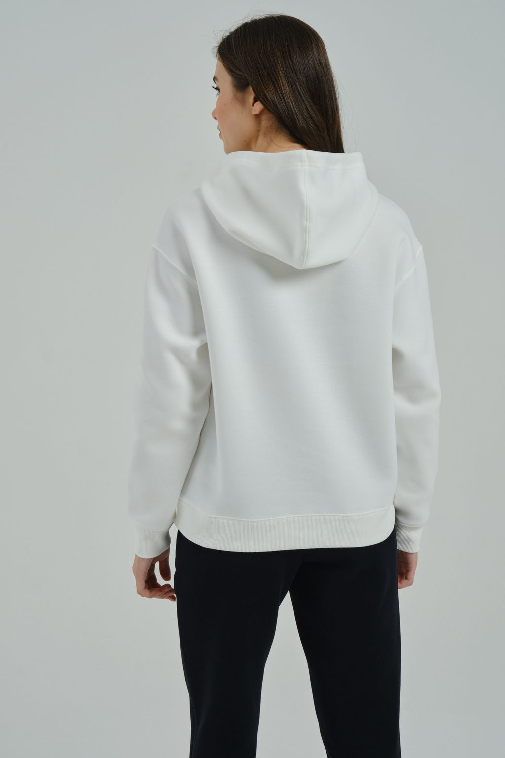 Худи Белый ATSC Sweat Hoodie