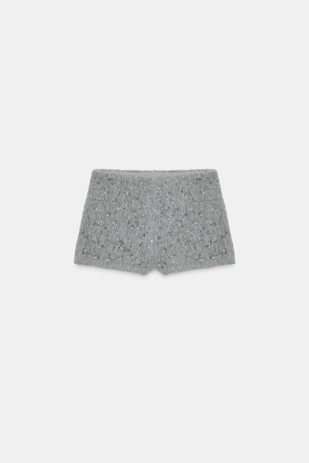 MINI FAUX FUR BEAD SHORTS - Zara фото 4