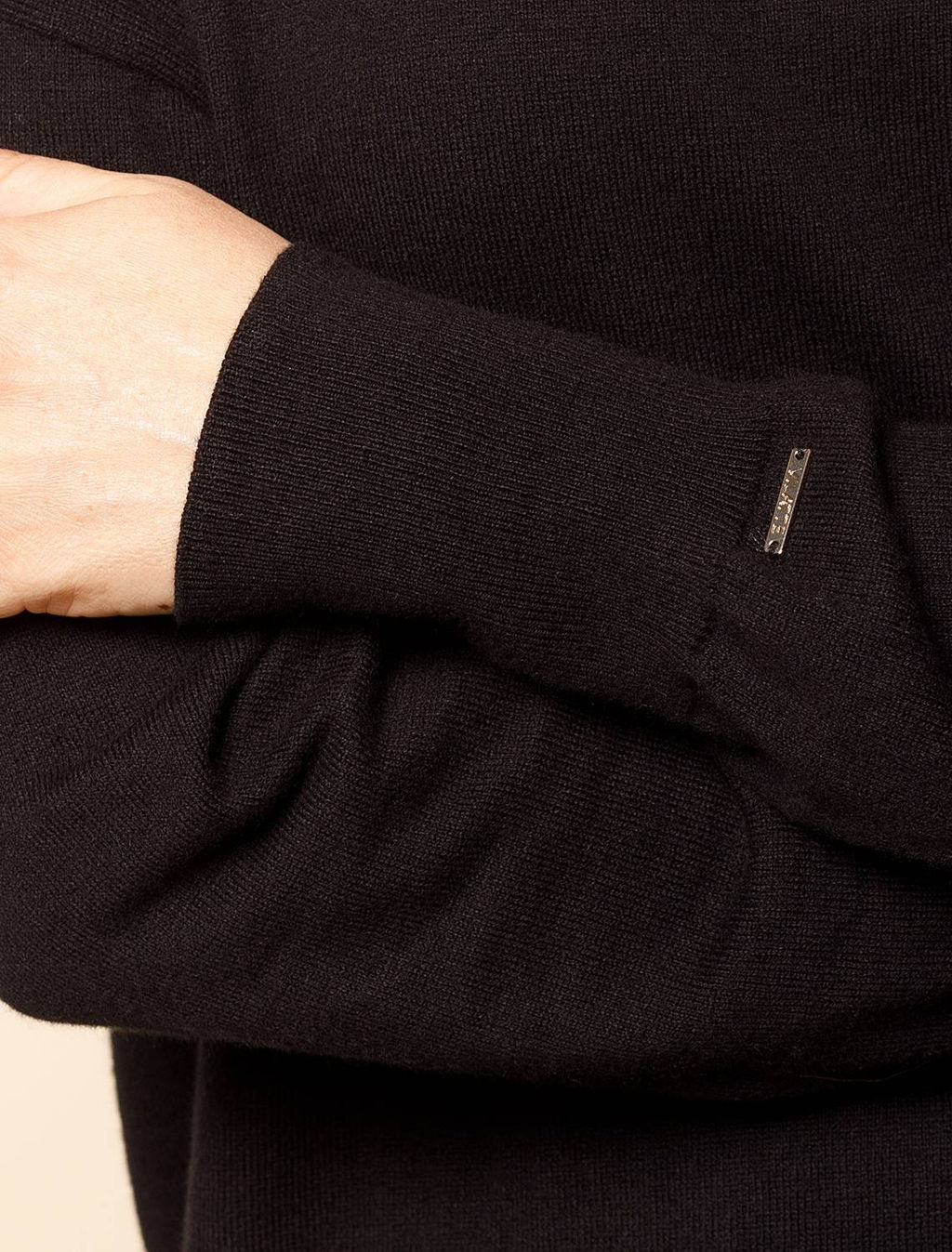 VILATTE / Свободное платье тонкой вязки из хлопка с кашемиром  фото 2