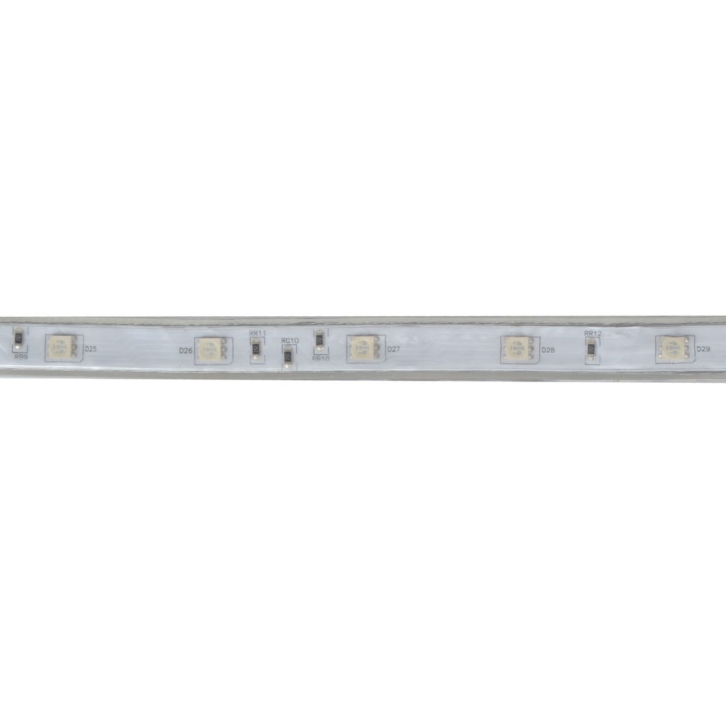 ULS-Q215 5050-30LED/m-14mm-IP67-220V-7,2W/m-50M-RGB Светодиодная гибкая герметичная лента Volpe. В ПВХ трубке. Упаковка - бобина 50 м. IP67. Угол излучения 120. Кратность резки 1 м. Многоцветная.