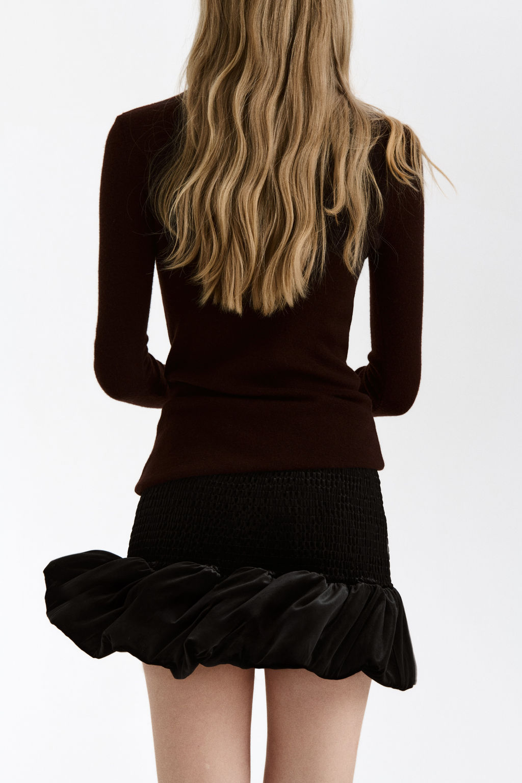 Falda nido de abeja en velour - H&m фото 3