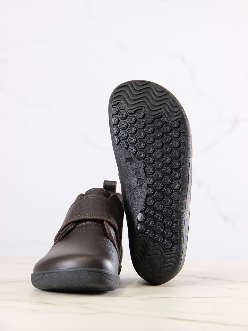 Босоногие ботинки EDART 209.NATAbl.Темно-коричневый оттима/шерсть