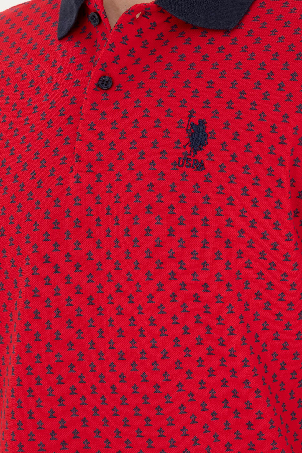 Мужская красная футболка - U.s. polo assn фото 7