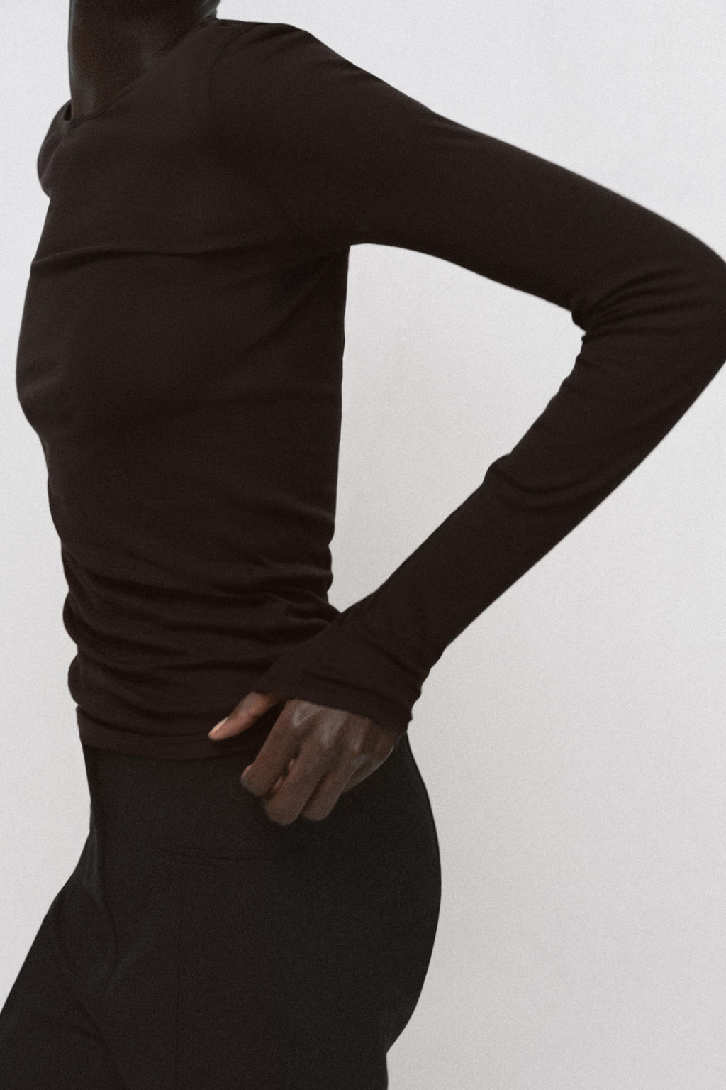 SUPIMA® LONG SLEEVE T-SHIRT - Zara фото 8