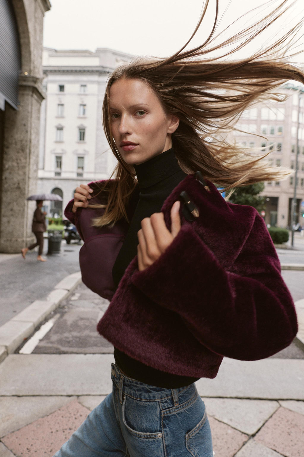DOUBLE-FACED JACKET WITH TOGGLES - Zara фото 2