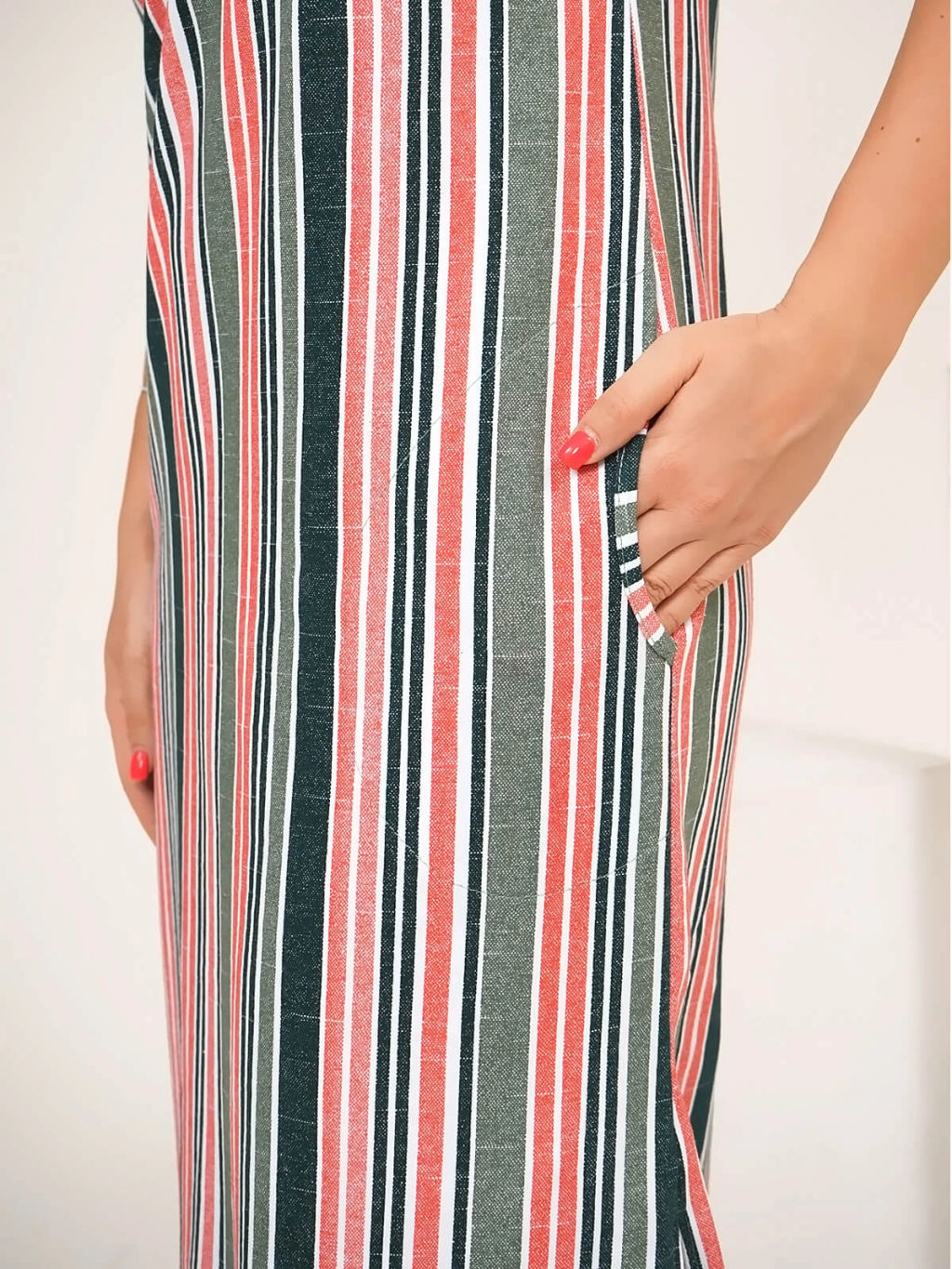 Сарафан женский, цвет белый розовый зеленый