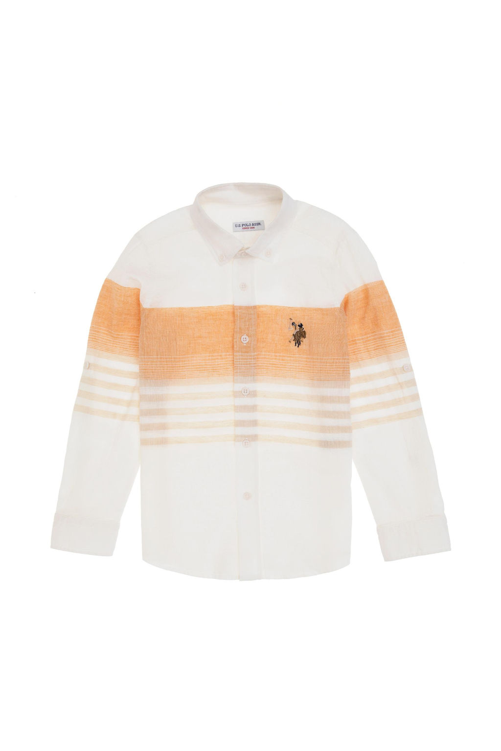 Erkek _ocuk Turuncu Uzun Kollu G_mlek Sepette S_rpriz _ndirim - U.s. polo assn фото 2