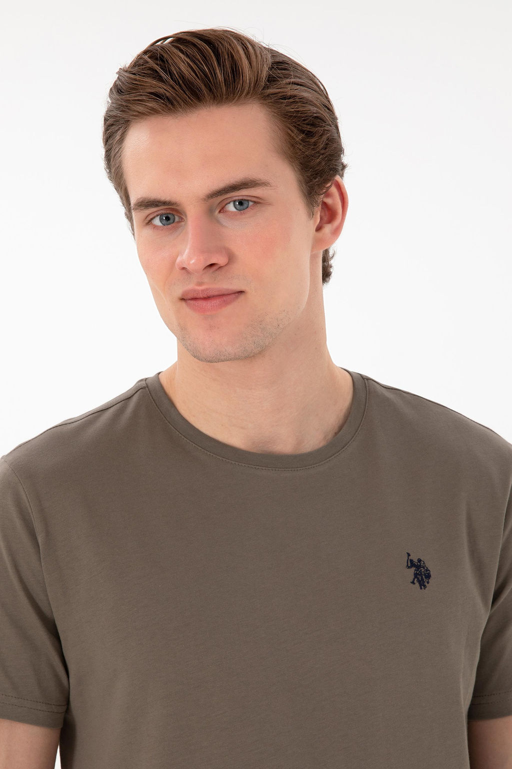 Erkek Regular Fit Bisiklet Yaka Vizon Basic Ti__rt Sepette S_rpriz _ndirim - U.s. polo assn фото 9
