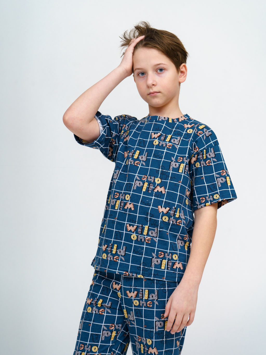 М28/1Д Костюм "Клетка/индиго"