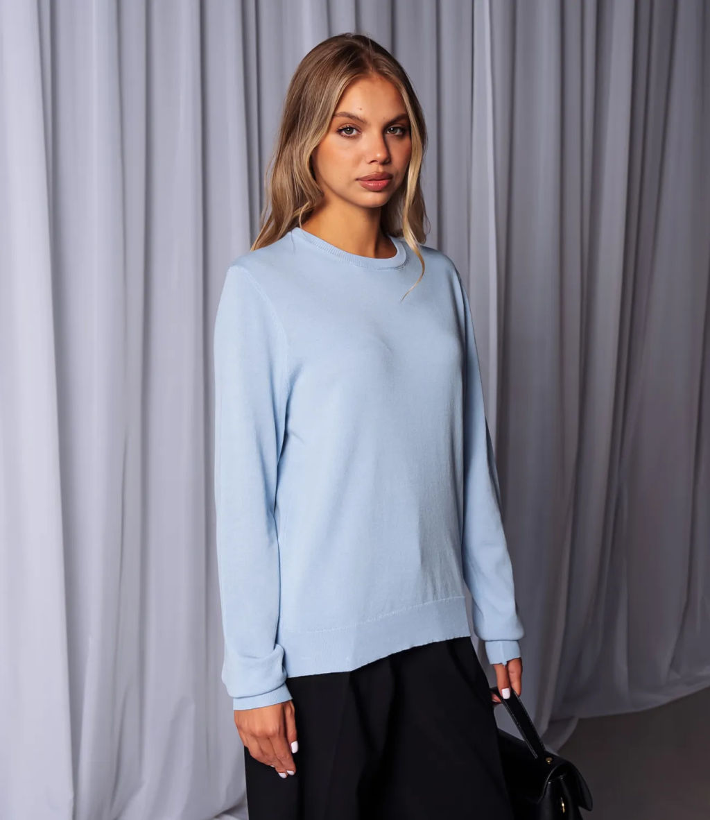Джемпер #ОКТ125002, голубой