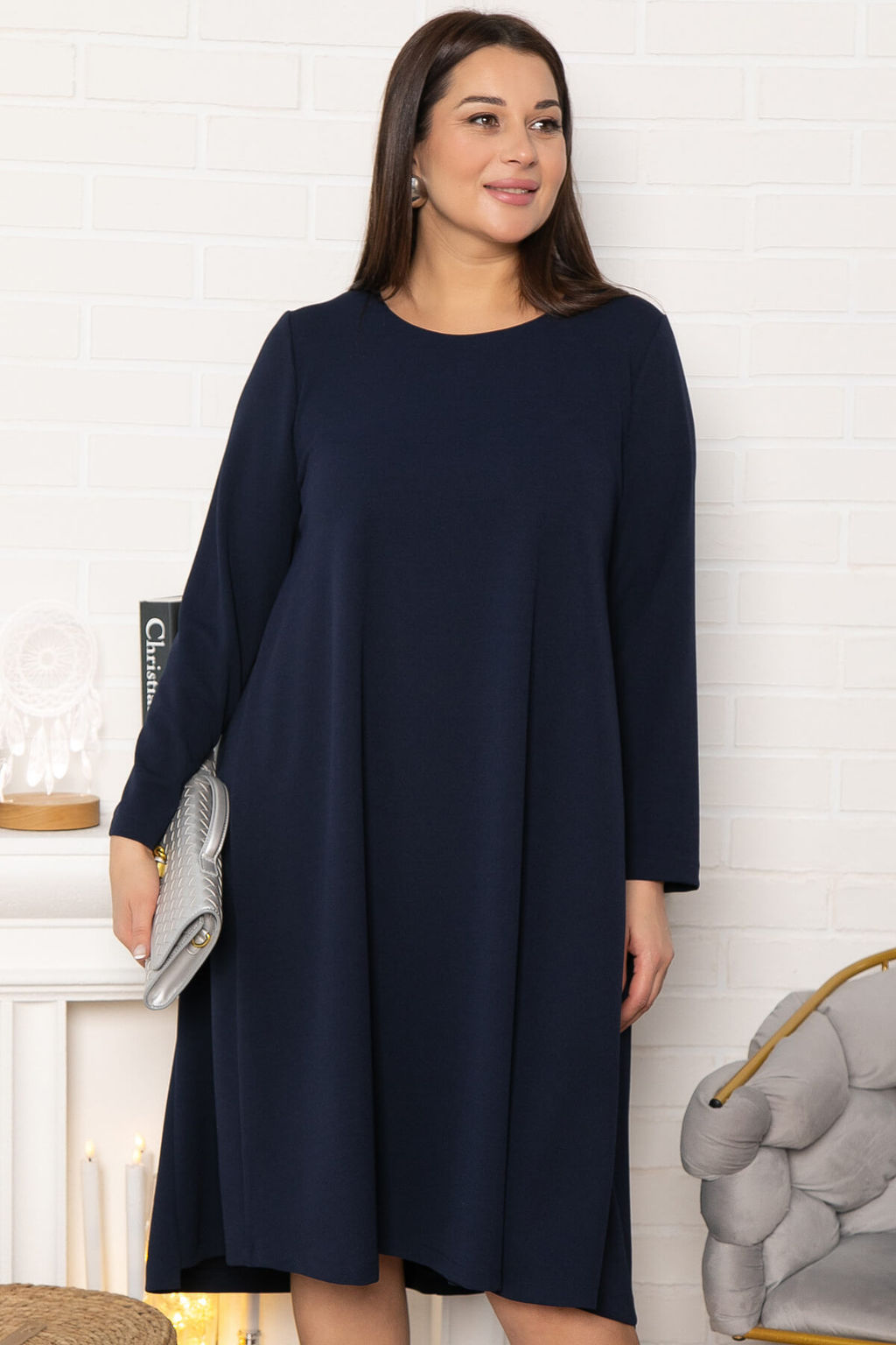 Платье Точка стиля (синее) П14832-16М - Lt collection фото 7