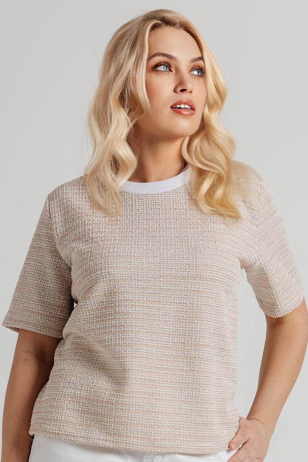 Блузка женская 4520/01/Пудровый