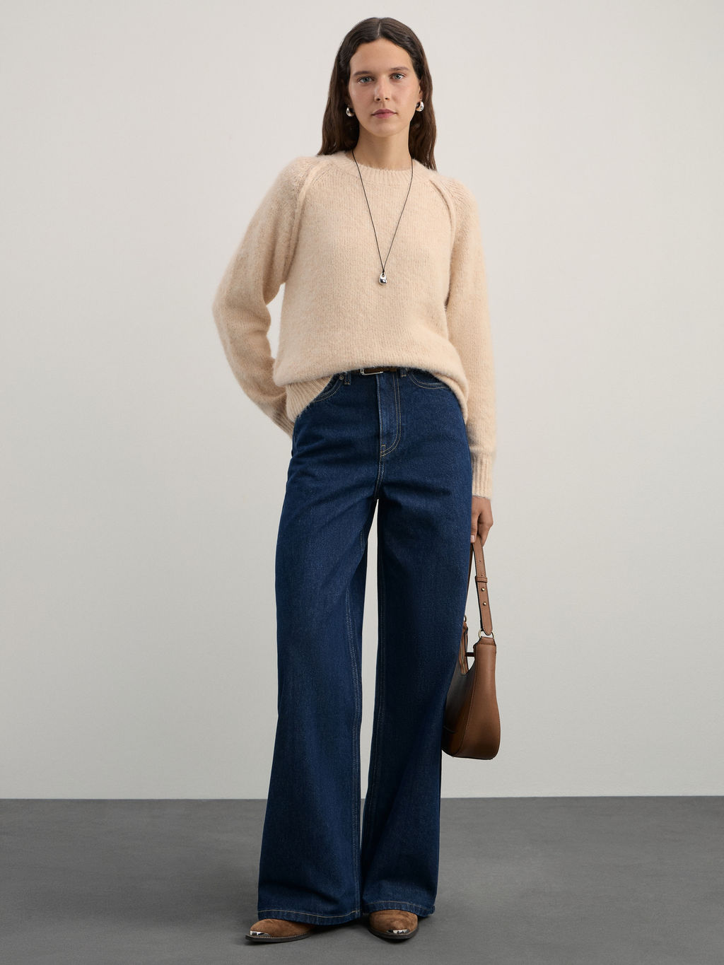 Джемпер с добавлением шерсти / Zarina  фото 2