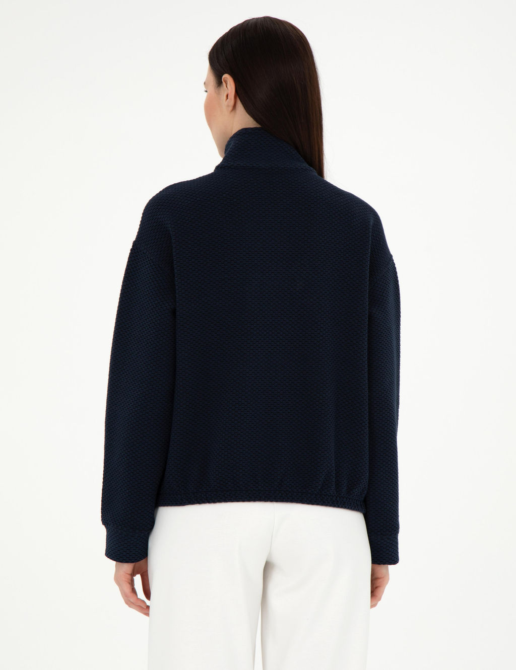Lacivert Oversize Sweatshirt - Pierre cardin фото 5