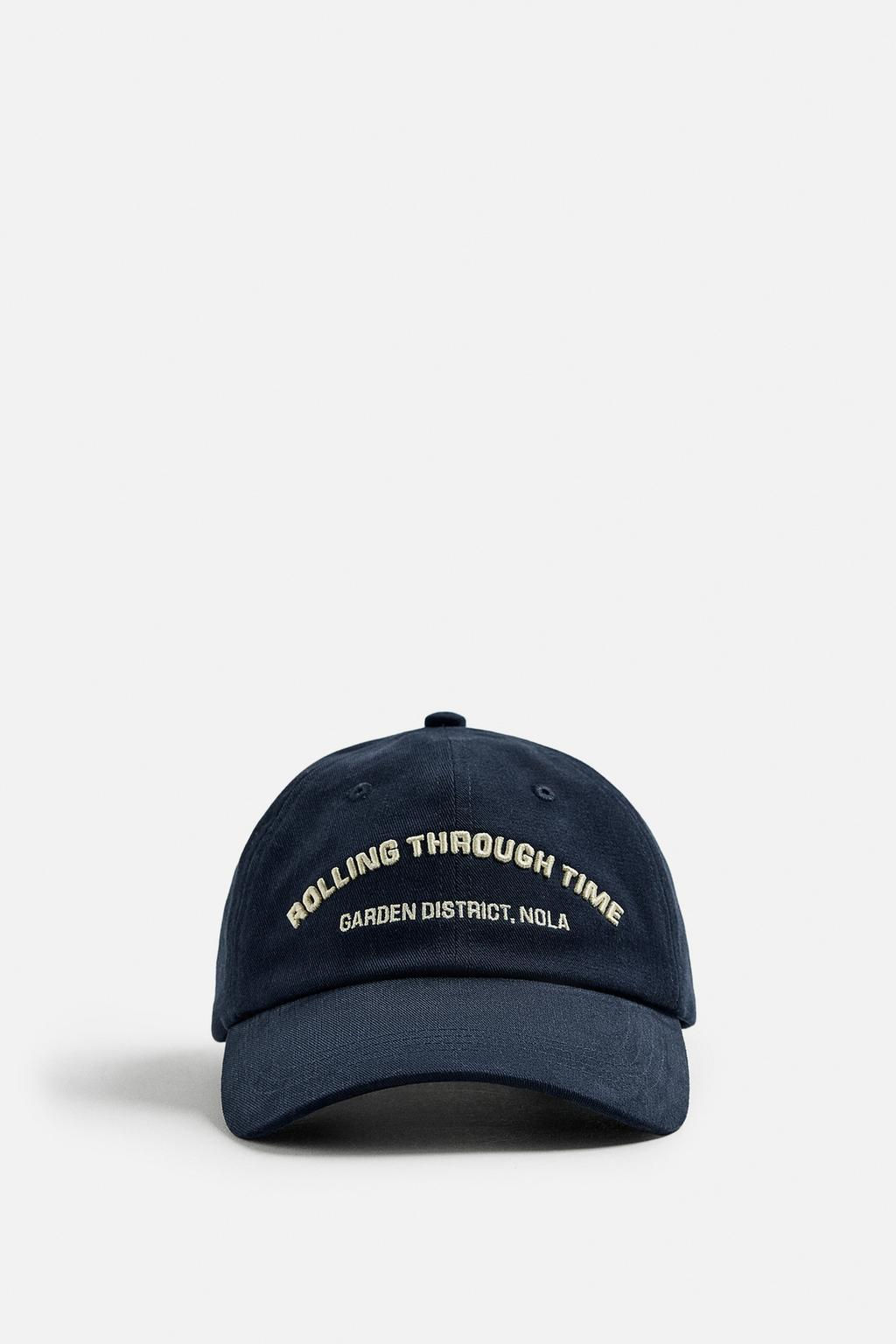 CAP WITH CONTRAST EMBROIDERY - Zara фото 2