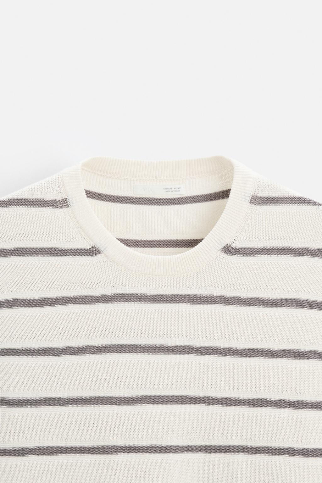 STRIPED KNIT TOP - Zara фото 8