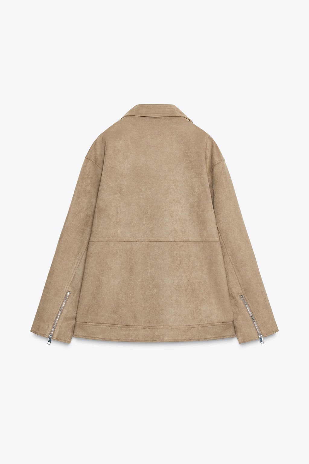 FAUX SUEDE BIKER JACKET - Zara фото 11