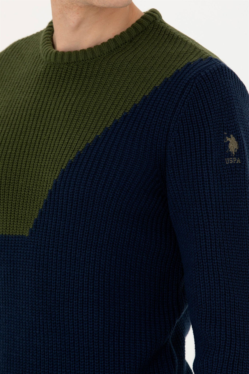 Мужской темно-синий свитер - U.s. polo assn фото 7