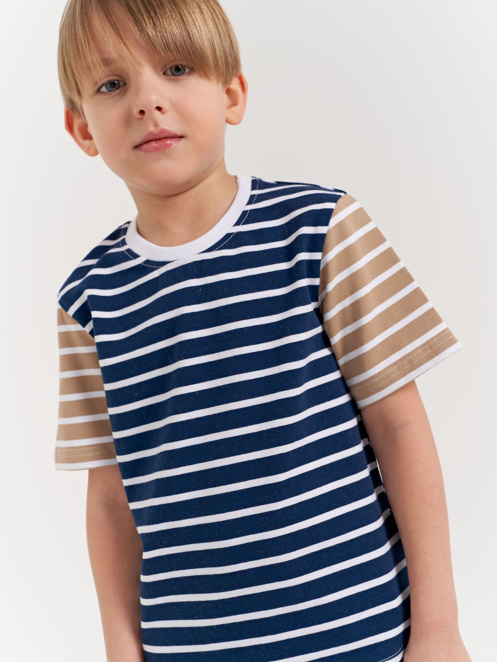 Футболка Колор блок Гроза полоска - Bungly фото 4