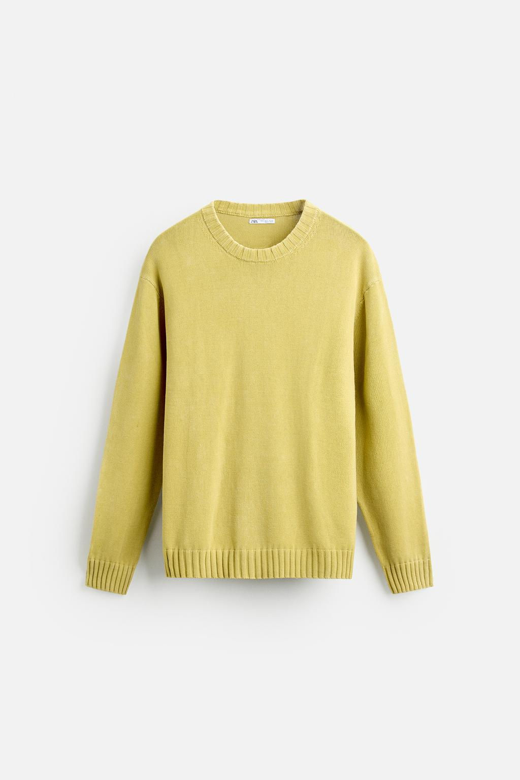 TEXTURED WASHED SWEATER - Zara фото 15