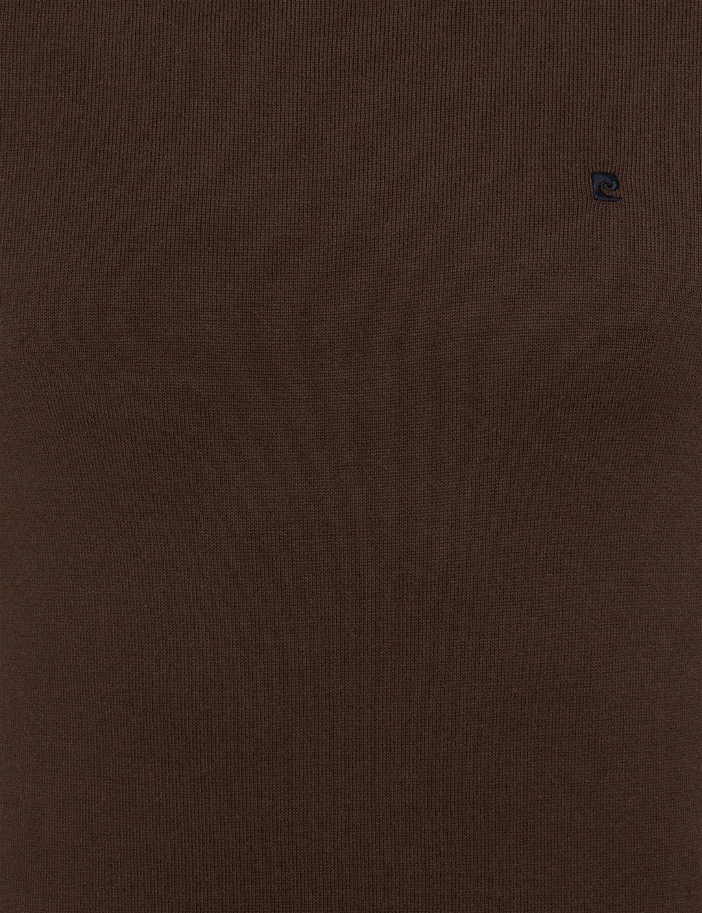 Kahverengi Slim Fit Bisiklet Yaka Basic Triko Kazak - Pierre cardin фото 6