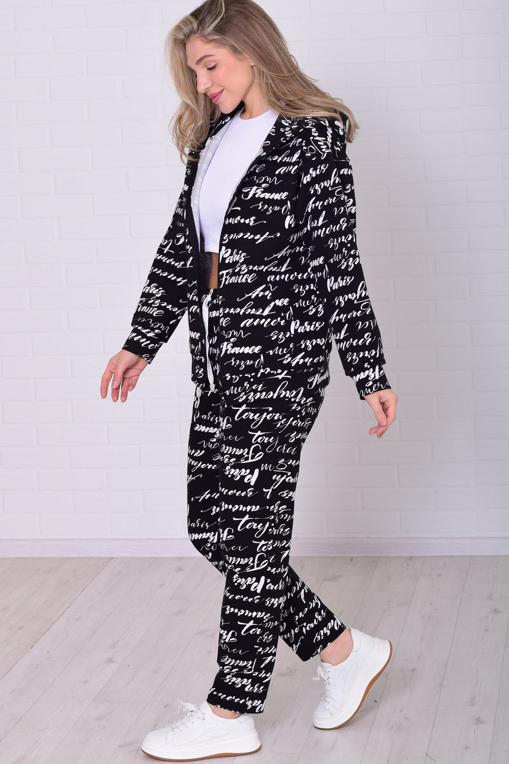 Толстовка женская 6-223 из футера двунитка - Новое кимоно фото 5