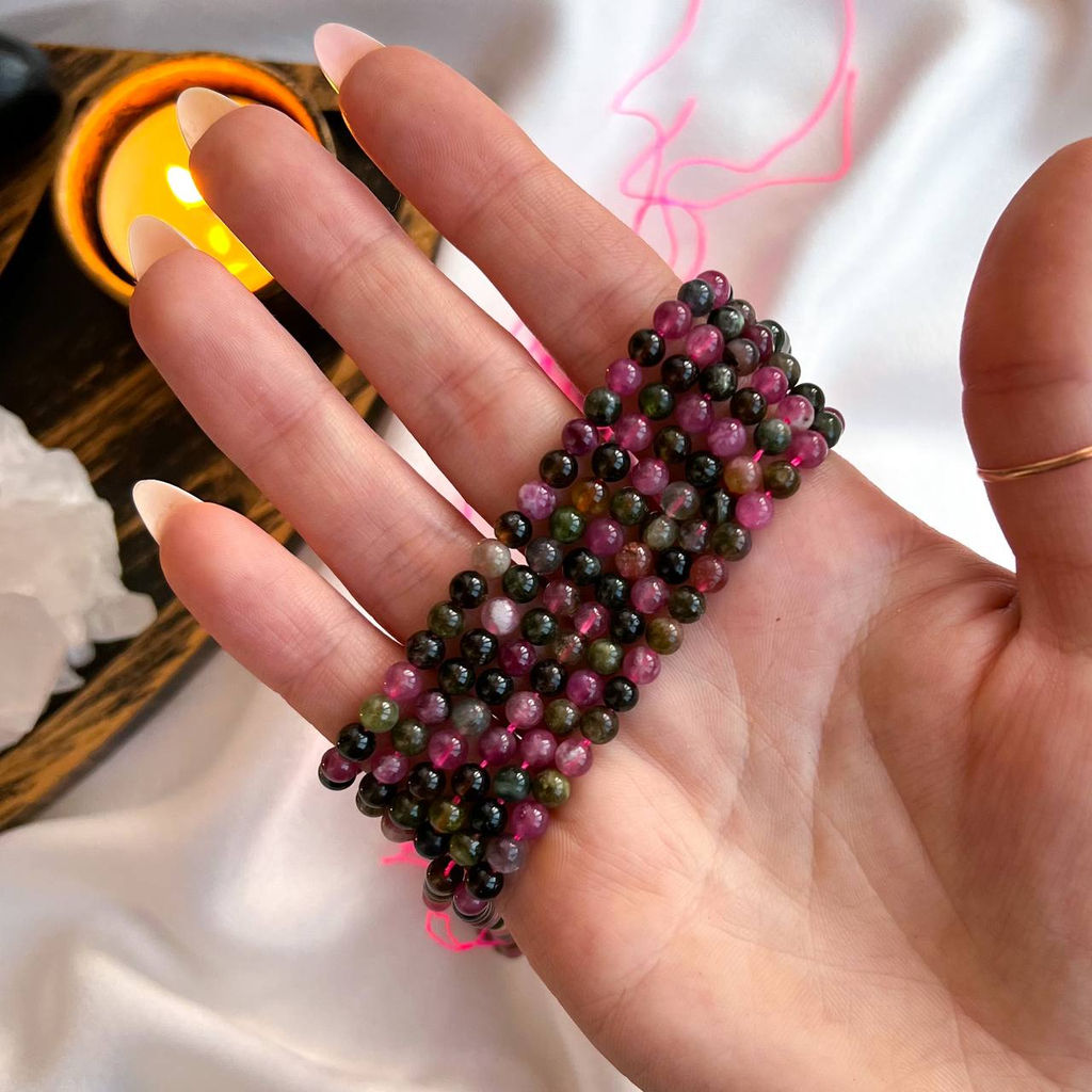 Бусины для украшений из Турмалина микс