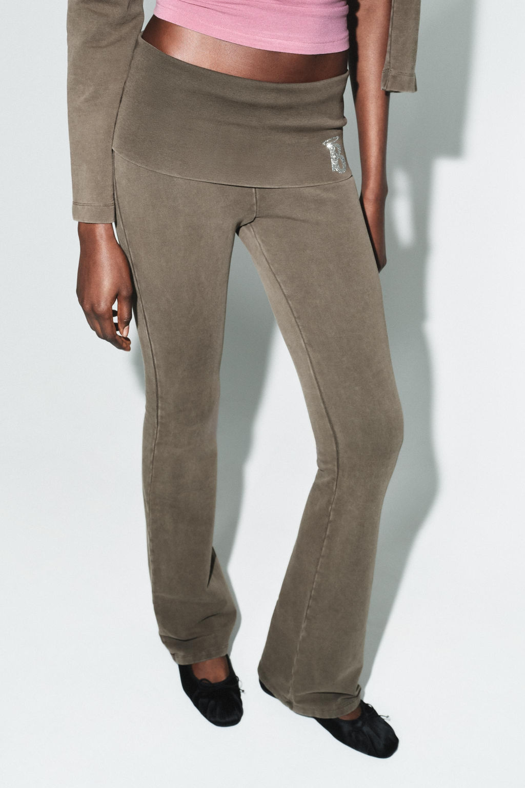BRATZ® FLARE TROUSERS - Zara фото 2