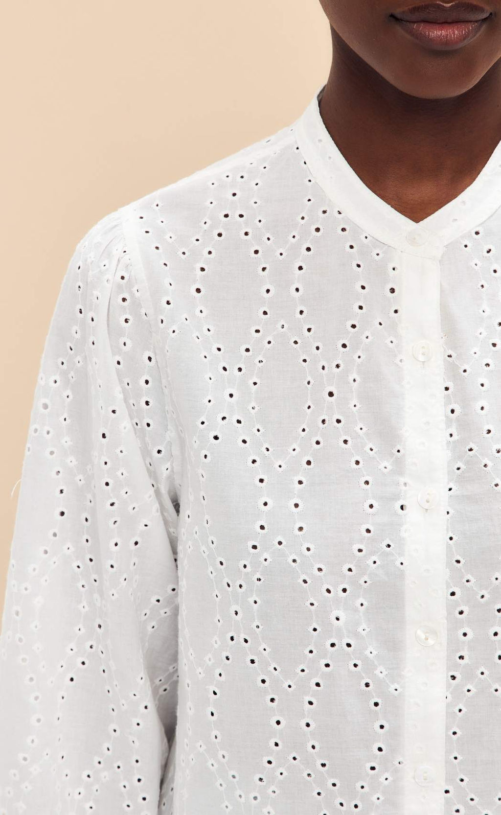 Блузка F512-1102 white - Fine joyce фото 5