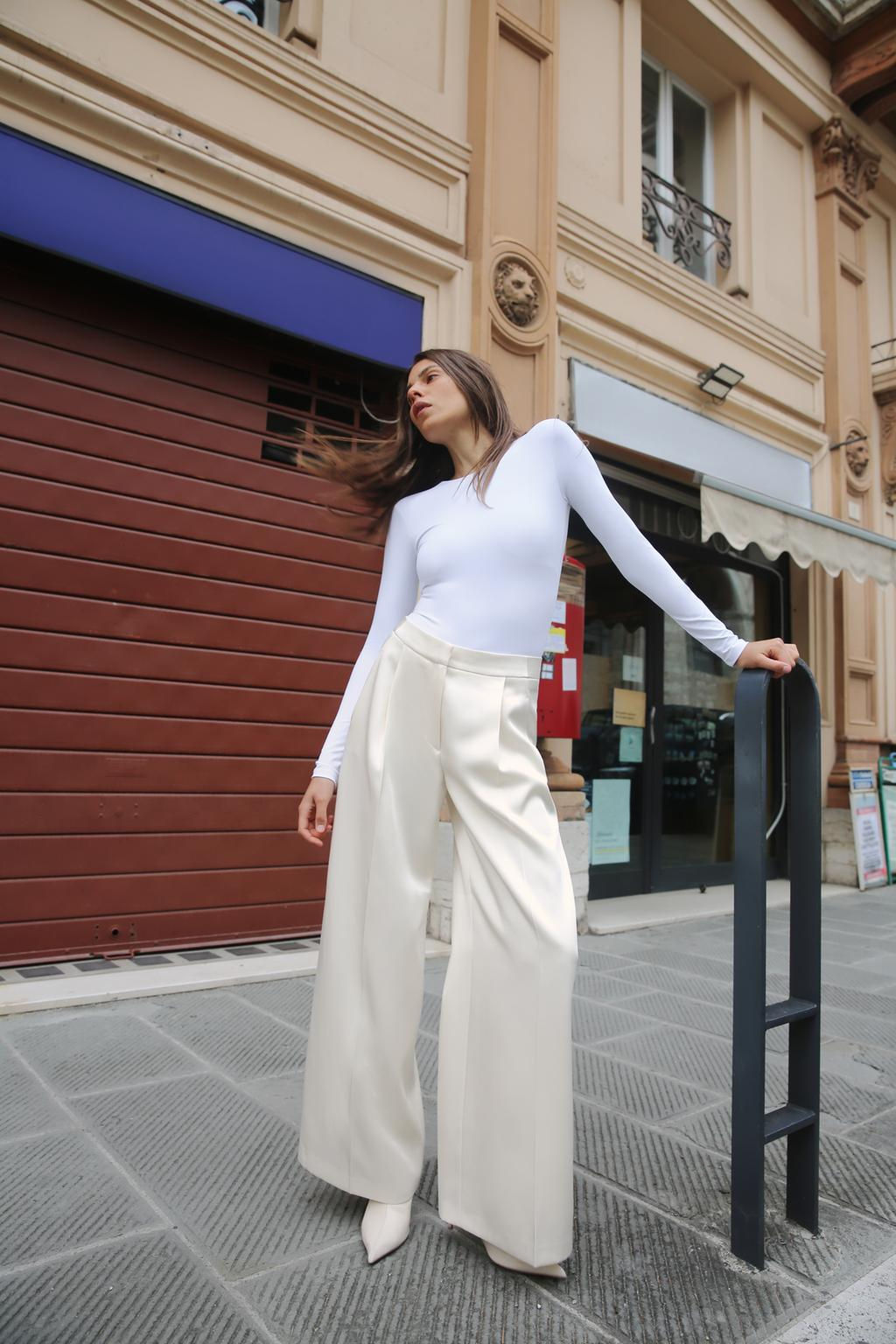 LONG SLEEVE POLYAMIDE BODYSUIT - Zara фото 2