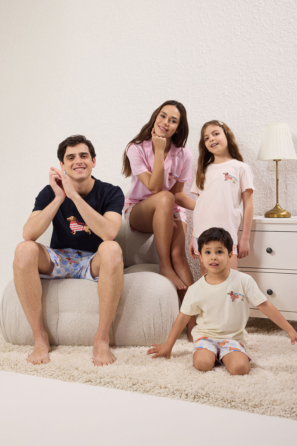 Mavi Erkek Cocuk %100 Pamuk Animal Bask?l? Family Pack/Aile Orme Pijama Tak?m? TKDSS25PT00029 - Trendyolmilla фото 2