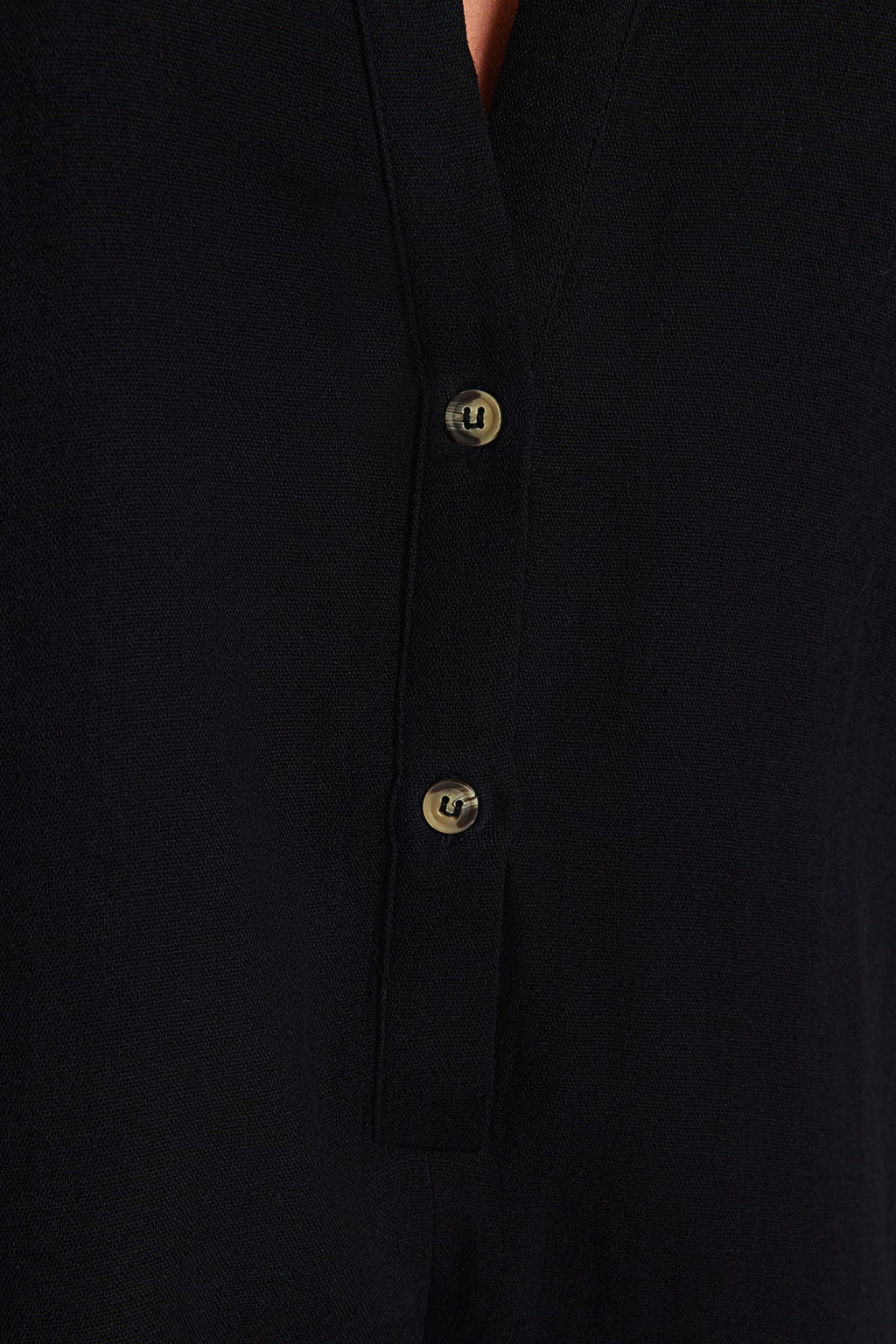 Siyah Dokuma Plaj Mini Tulum TBESS23TU00001