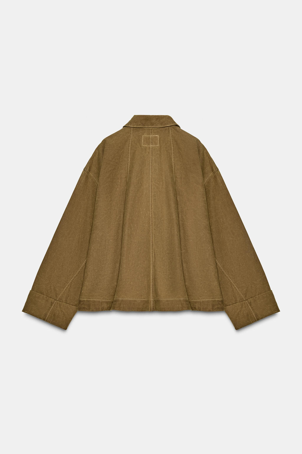 WAXED CAPE JACKET - Zara фото 6