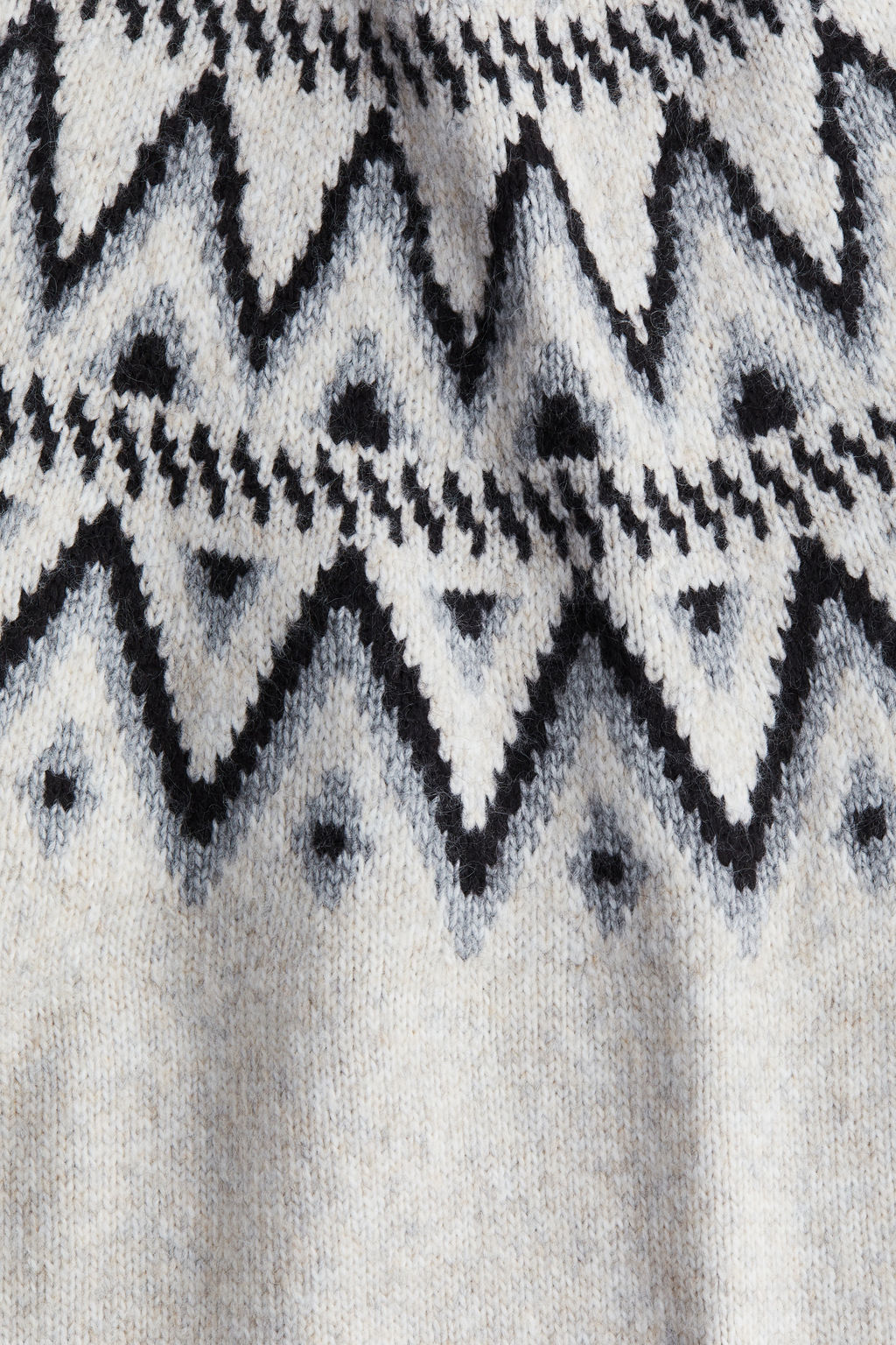 Jacquard-knit polo-neck jumper - H&m фото 9
