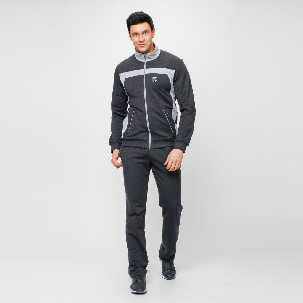 RODOS Спортивный костюм мужской весна/лето М-187 Синий/Меланж  фото 42