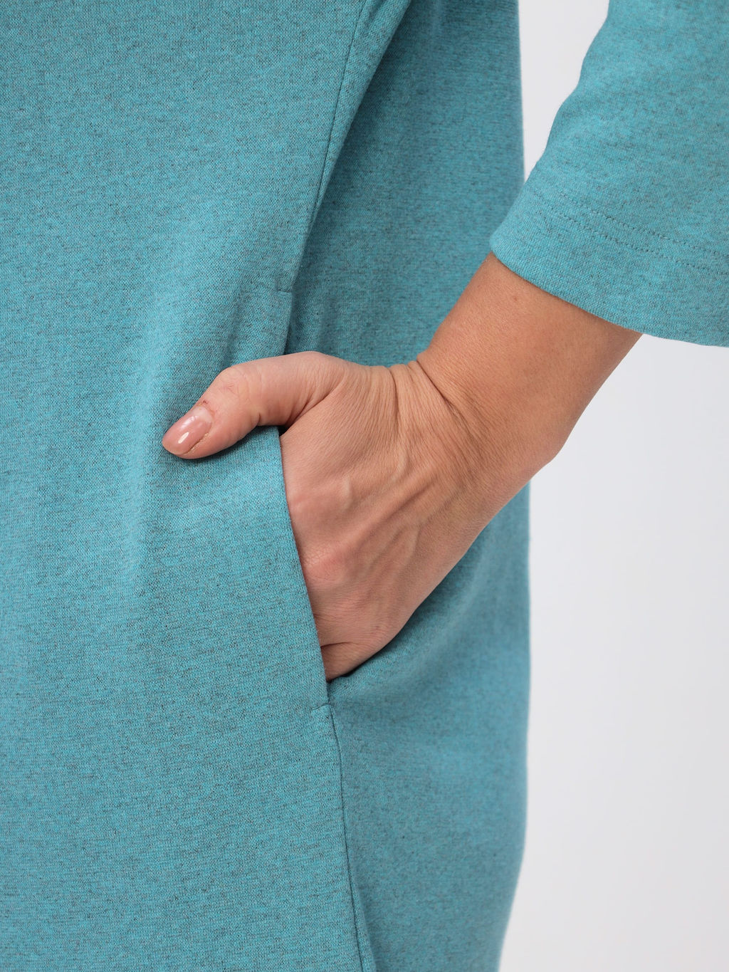 Платье трикотажное T-lab TL-DK-0004RM-мята м.  фото 3