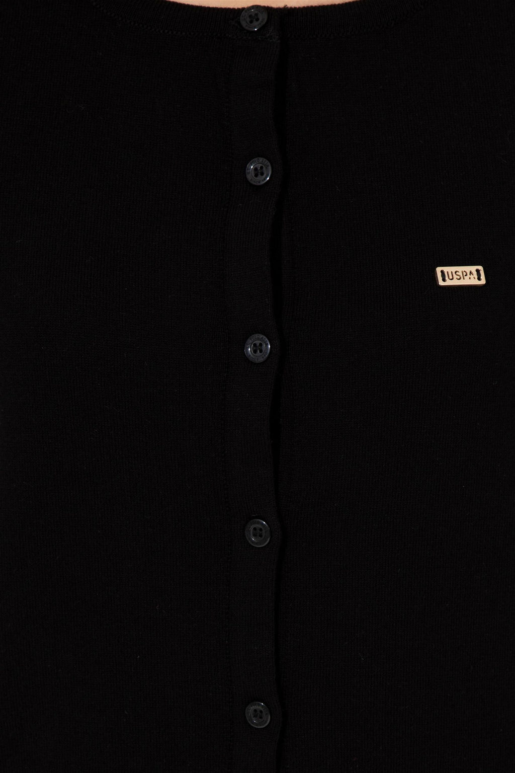 Женский черный базовый трикотажный кардиган Неожиданная скидка в корзине - U.s. polo assn фото 6