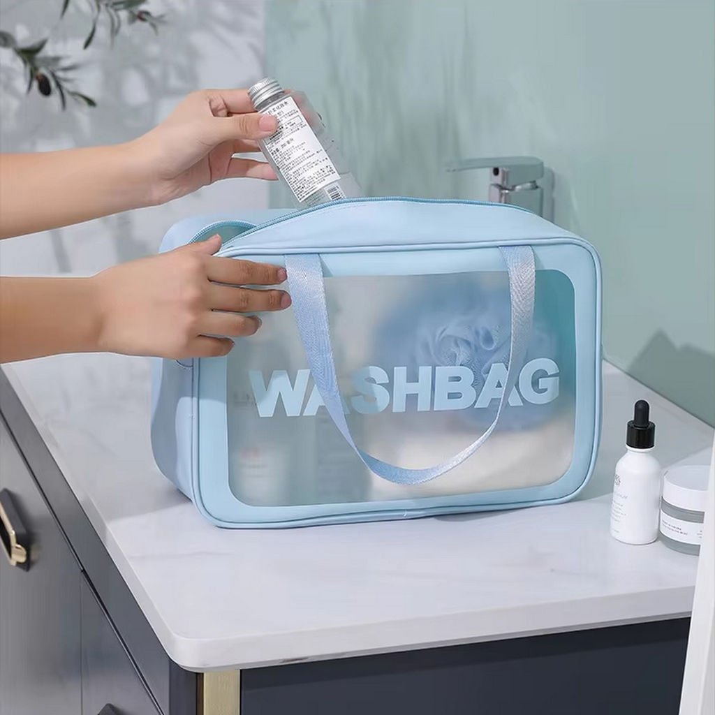 Kristaller Косметичка Washbag rectangular big, голубой  фото 4