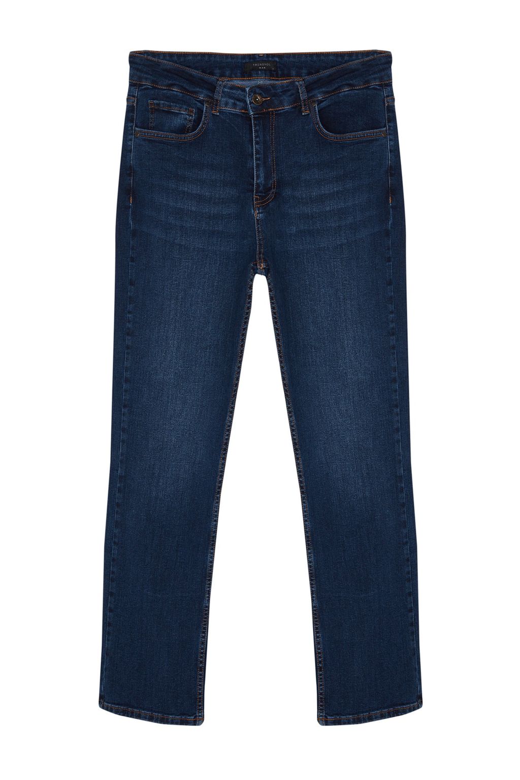 TRENDYOL MAN Lacivert Esnek Kumas Regular Fit Jeans Kot Pantolon TMNAW23JE00036 - Trendyolmilla фото 6