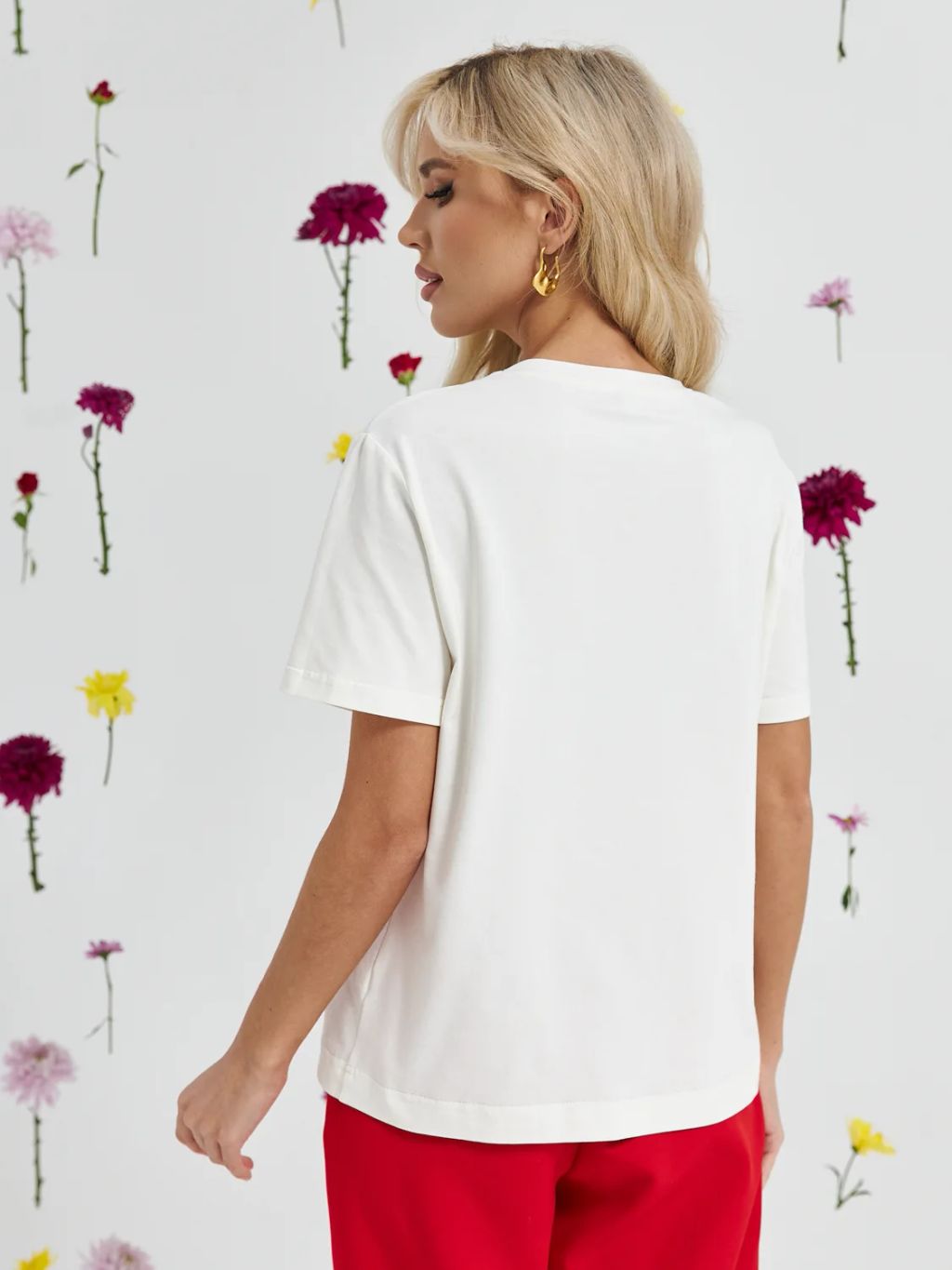 Базовая футболка 95% хлопок, 5% эластан (197-41)