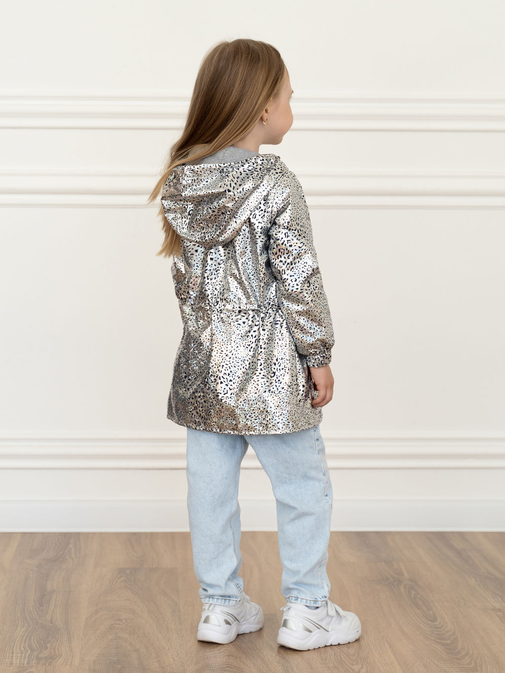 Ветровка для девочки леопард
