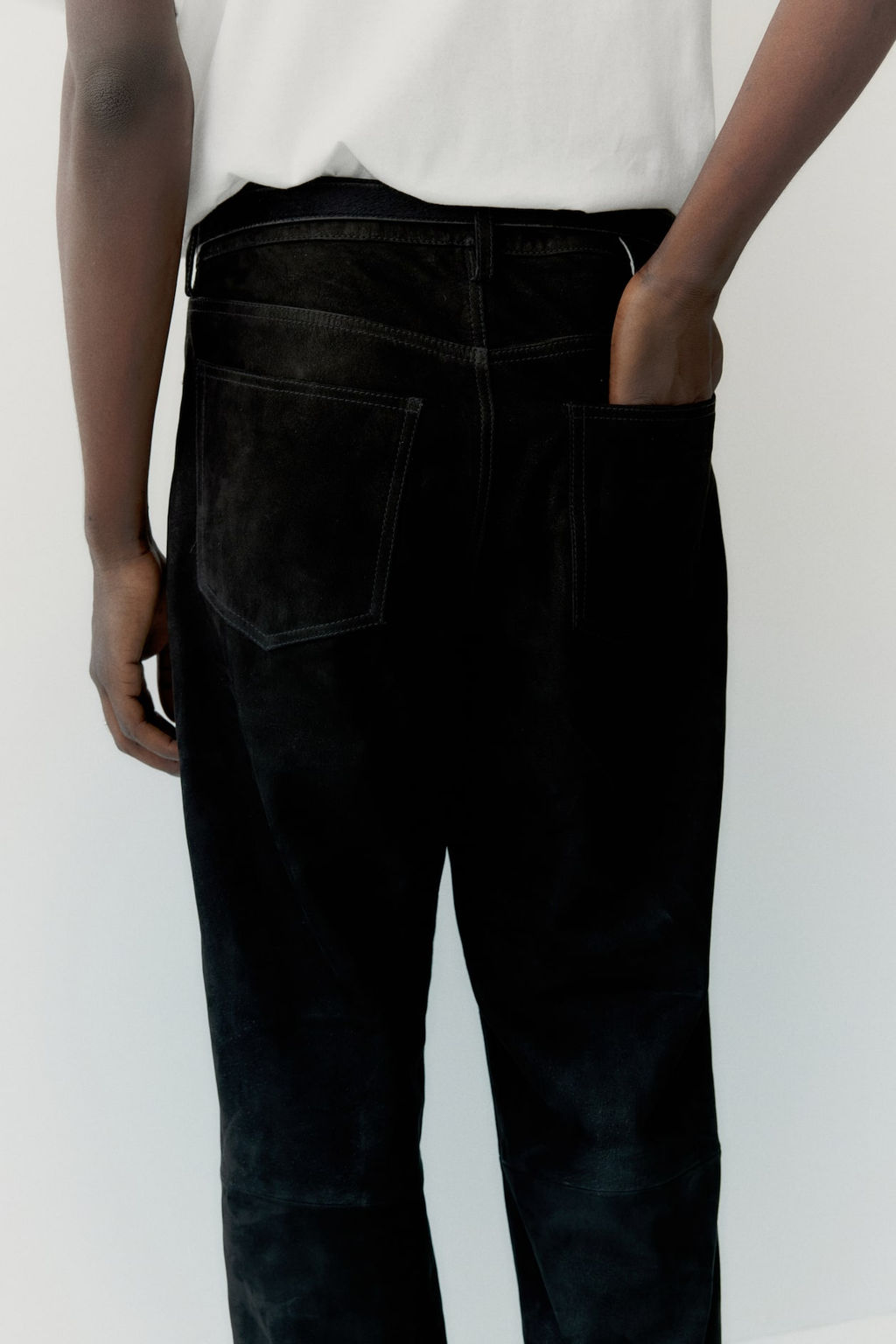 Pantalon de nobuck - H&m фото 5