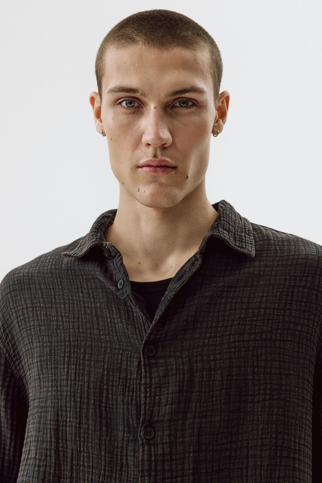 Camisa en muselina de algod?n Regular Fit - H&m фото 7