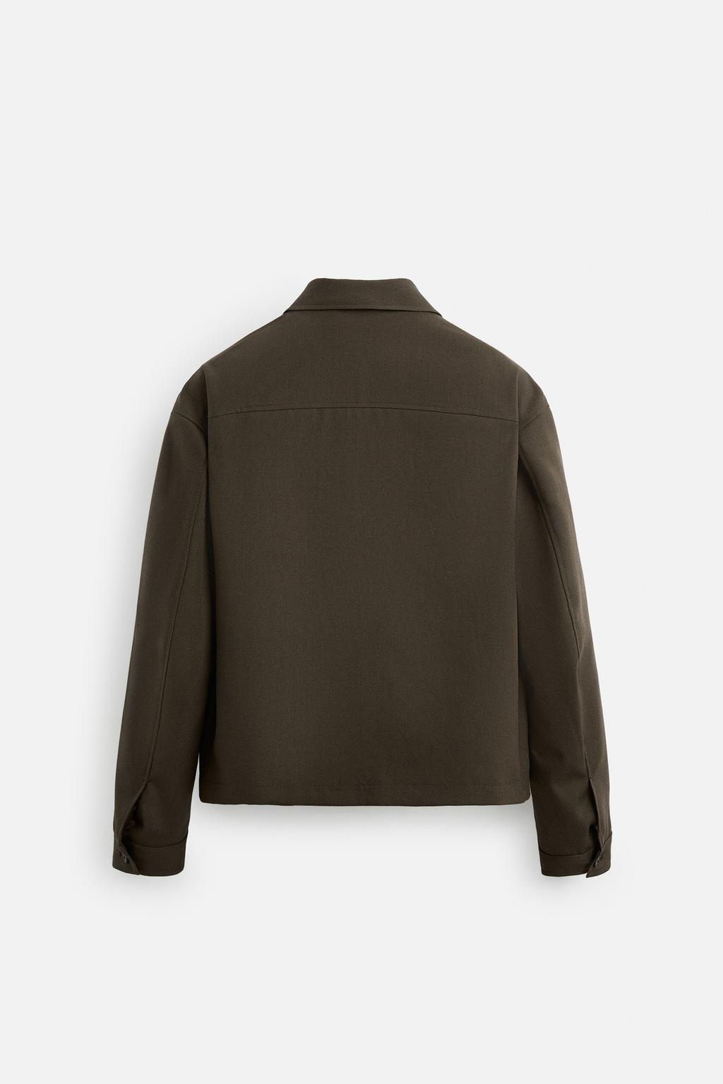 WOOL OVERSHIRT - Zara фото 9