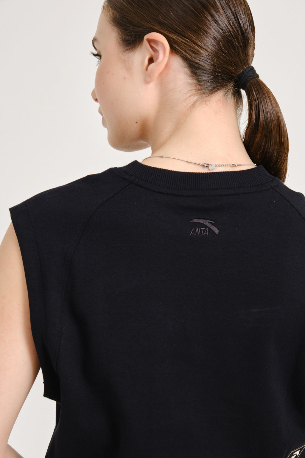 Майка трикотажная Черный