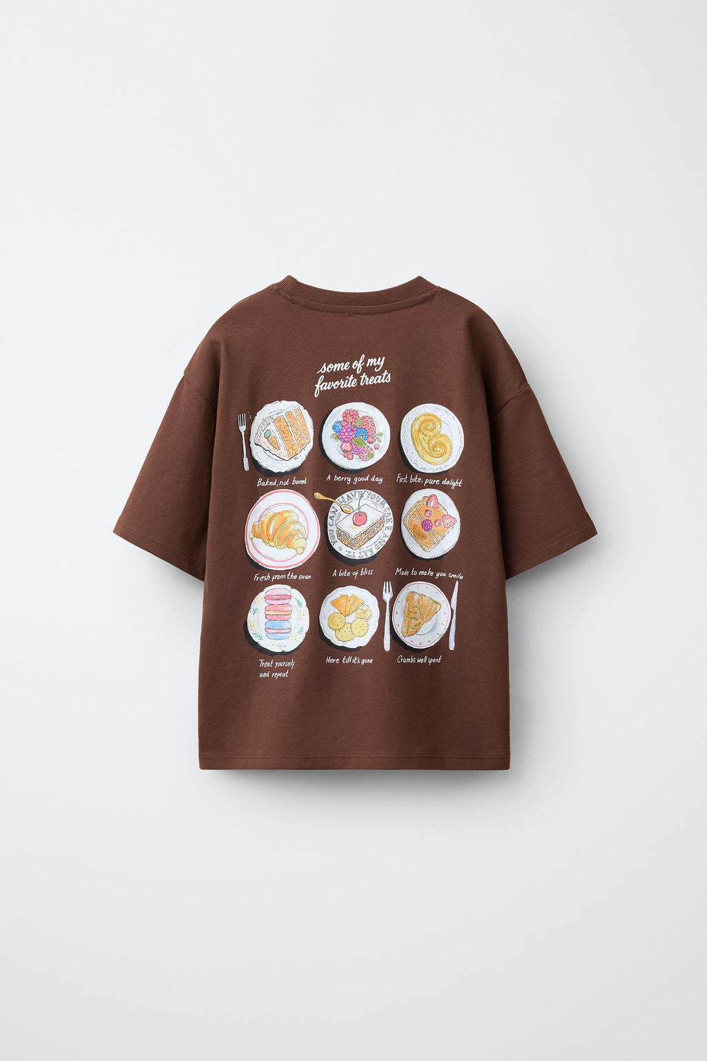 CAMISETA ESTAMPADA / Marr?n - Zara фото 2